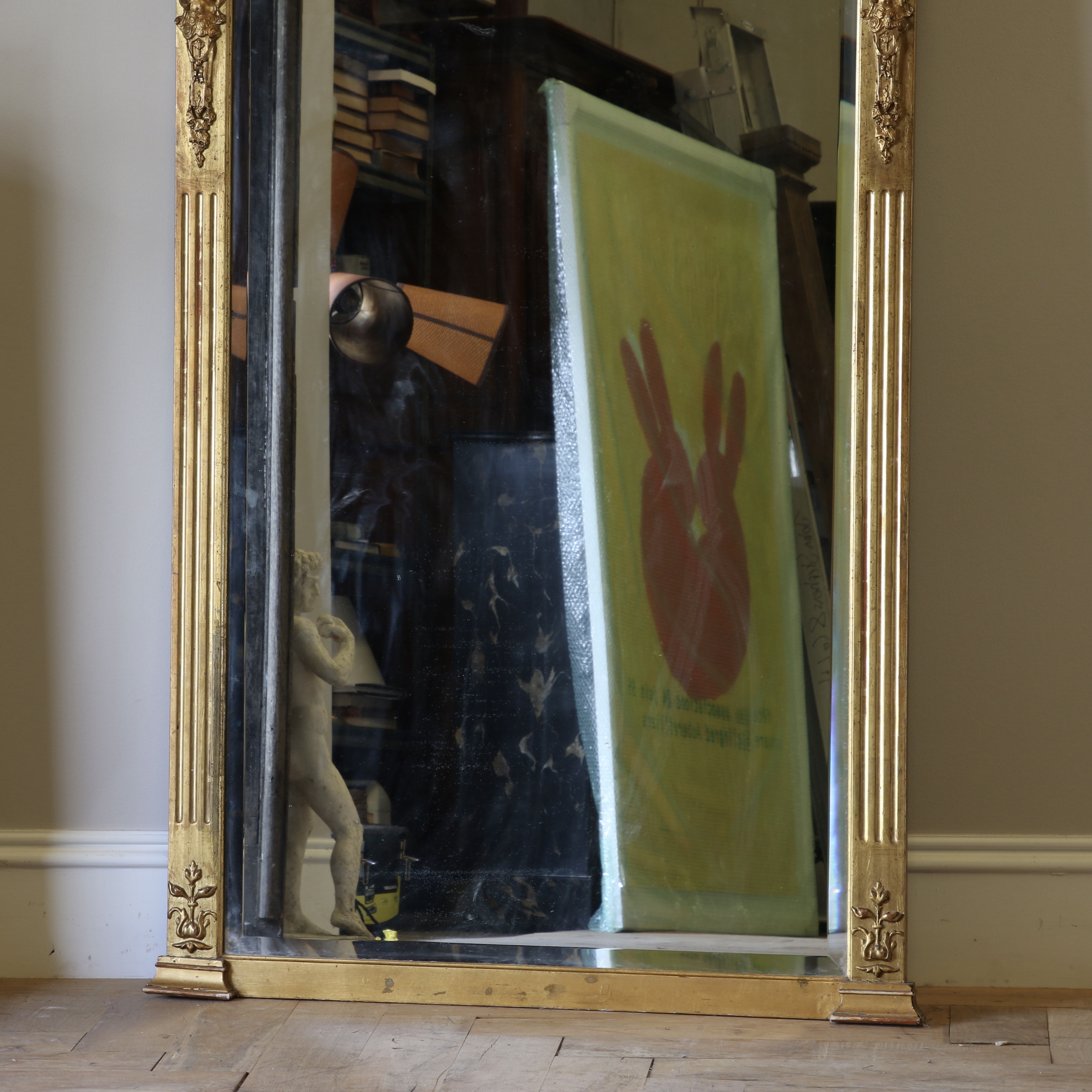 French Crested Mirror